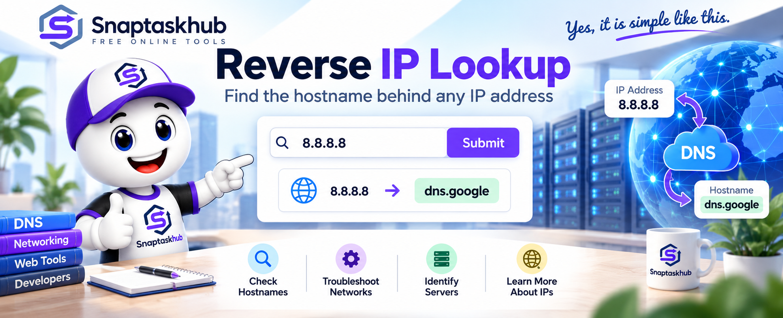 Reverse IP Lookup guide for finding a hostname from an IP address